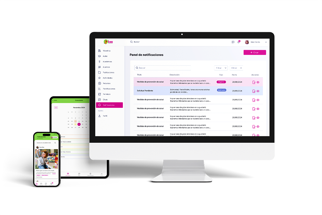 KEA App – Aplicación móvil para guarderías